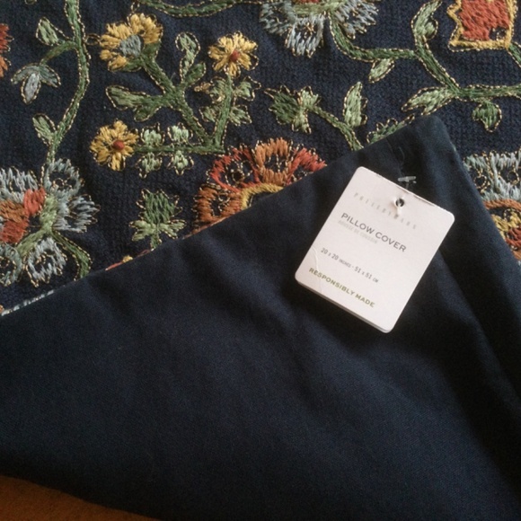 Pottery Barn Jannika Embroidered Pillow - Picture 4 of 7